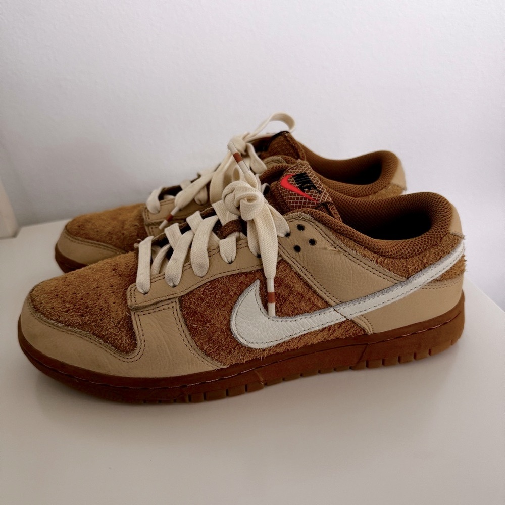 Nike Dunk Low Retro Waffle Wheat Coconut DS Sneaker size 10 women 8.5 Men’s - Picture 2 of 8